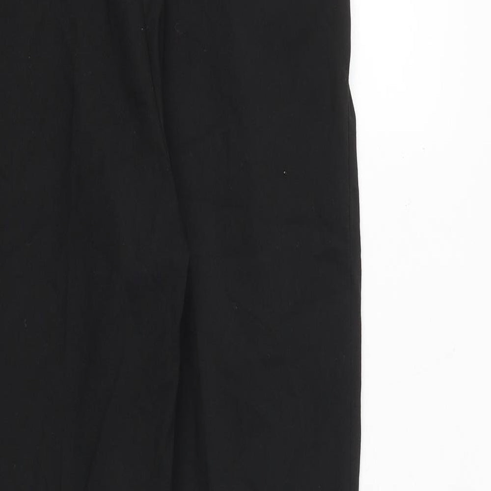 ASOS Womens Black Polyester Dress Pants Trousers Size 28 in L30 in Regular Zip