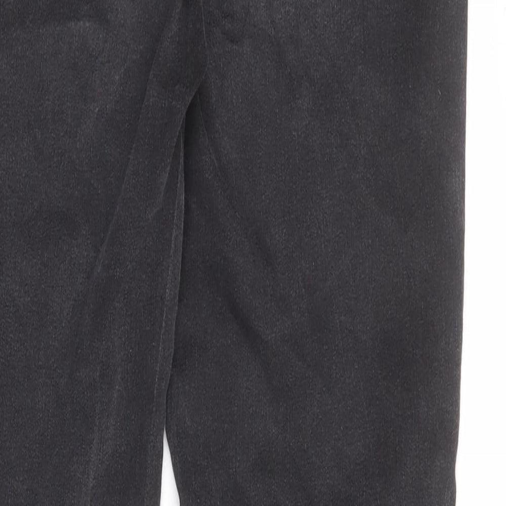 Yes Yes Womens Grey Cotton Skinny Jeans Size 14 L28 in Regular Zip