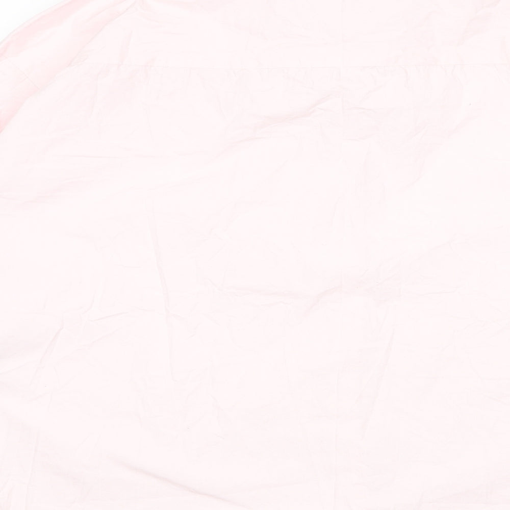Selected Femme Womens Pink 100% Cotton Basic Button-Up Size 14 Collared