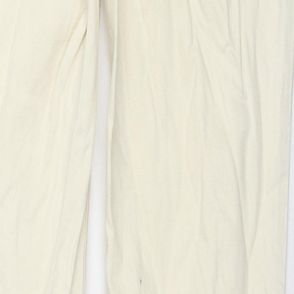 Cheap Monday Mens Ivory Cotton Straight Jeans Size 31 in L34 in Regular Zip