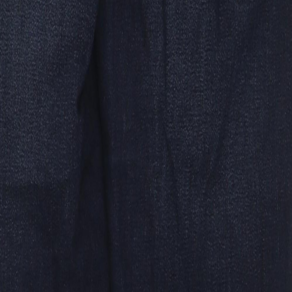 Next Womens Blue Cotton Skinny Jeans Size 8 L28 in Regular Zip
