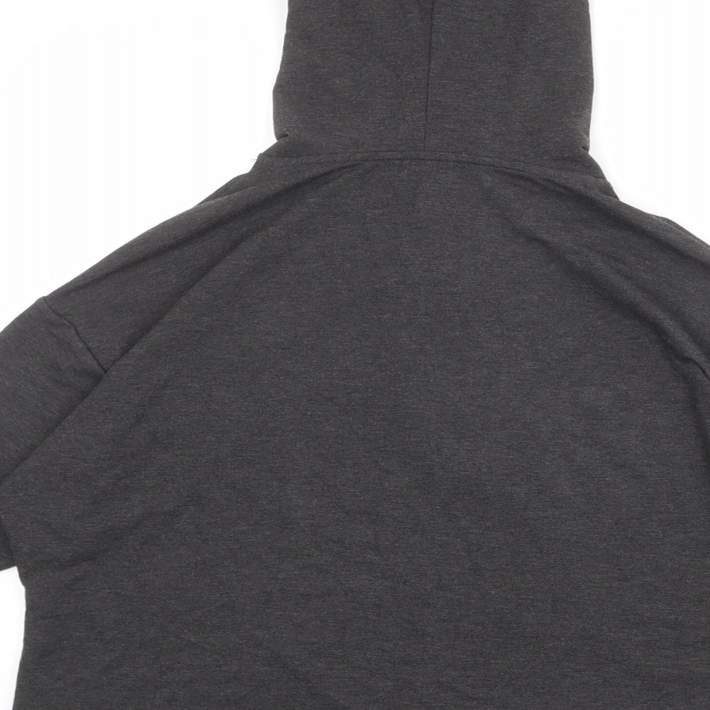 John Lewis Womens Grey Polyester Pullover Hoodie Size S Pullover