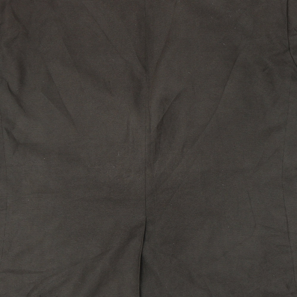 Brook Taverner Mens Grey Polyester Jacket Suit Jacket Size 44 Regular