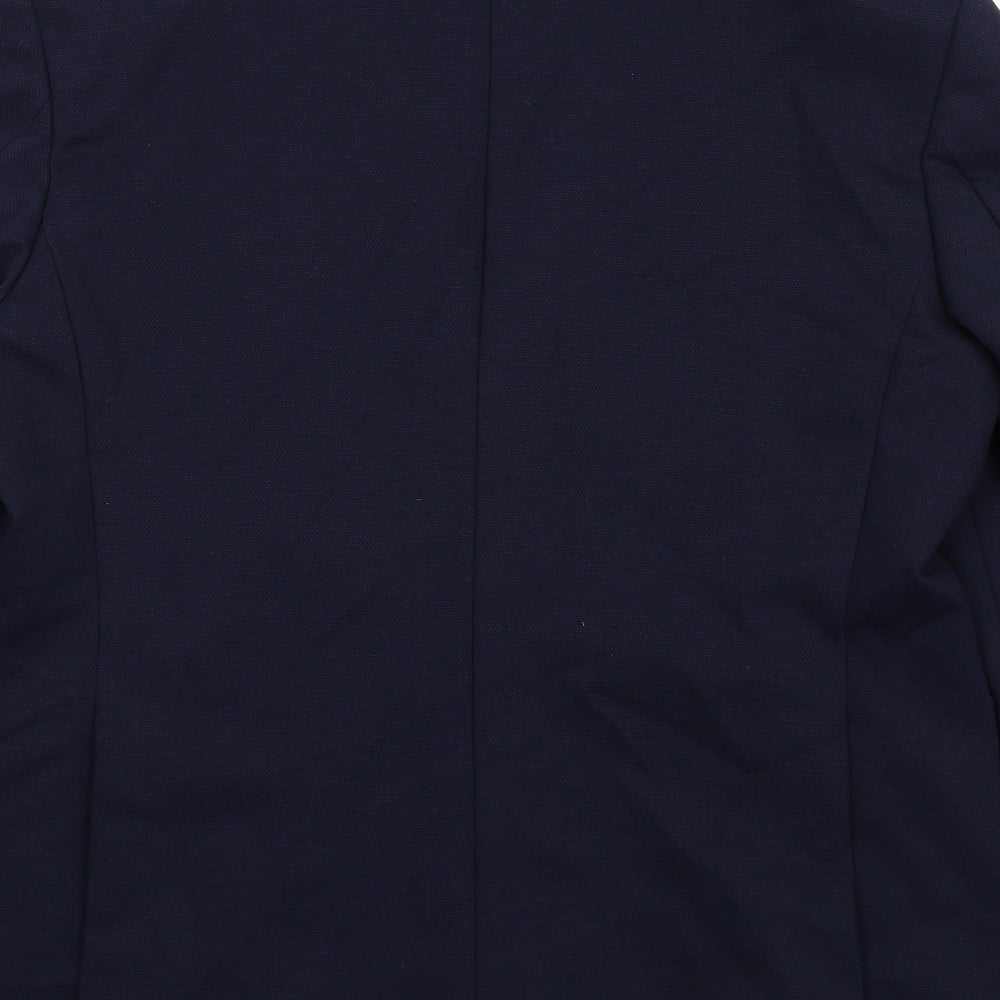 Marks & Spencer Mens Blue Polyamide Jacket Suit Jacket Size 40 Regular