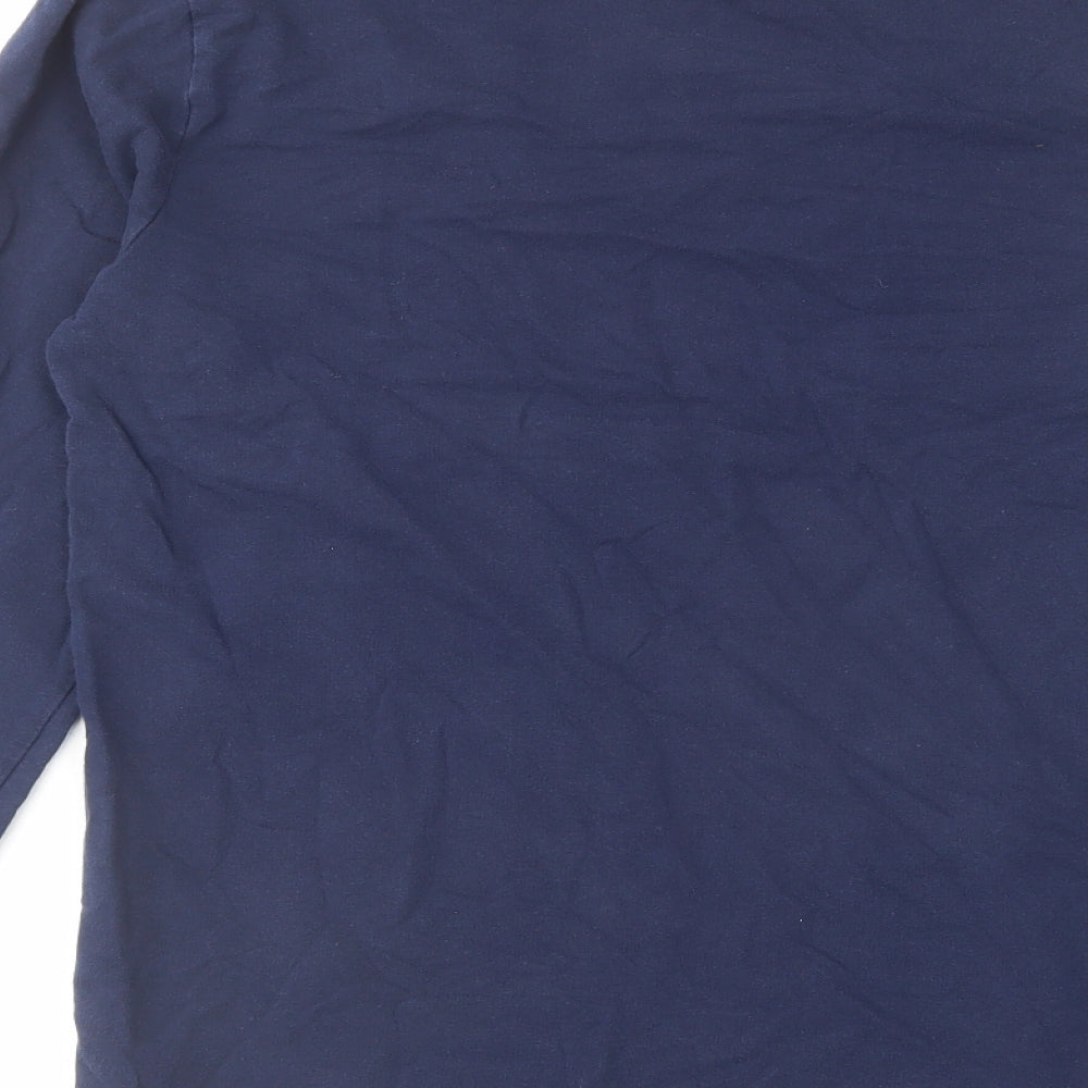 NEXT Mens Blue Cotton Pullover Sweatshirt Size S