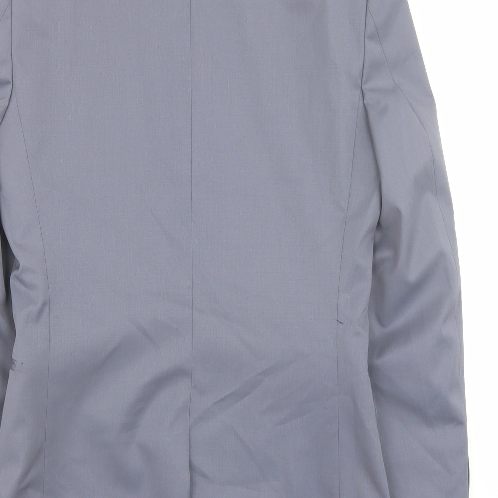 NEXT Mens Blue Polyester Jacket Suit Jacket Size 36 Regular