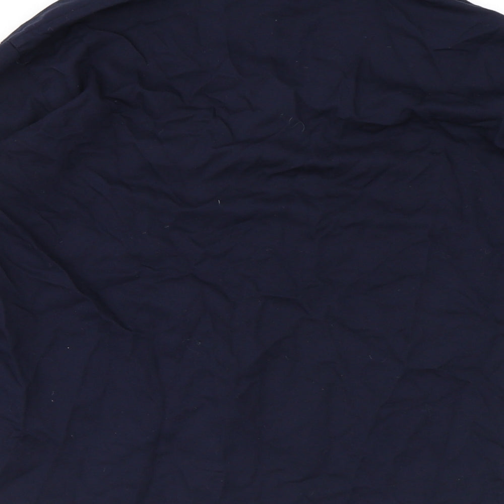 Uniqlo Womens Blue Viscose Basic Blouse Size XS Collared