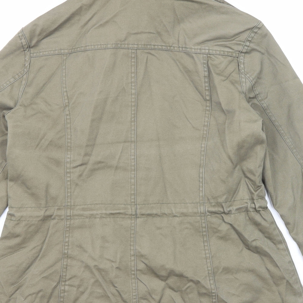 Oasis Womens Green Jacket Size S Zip