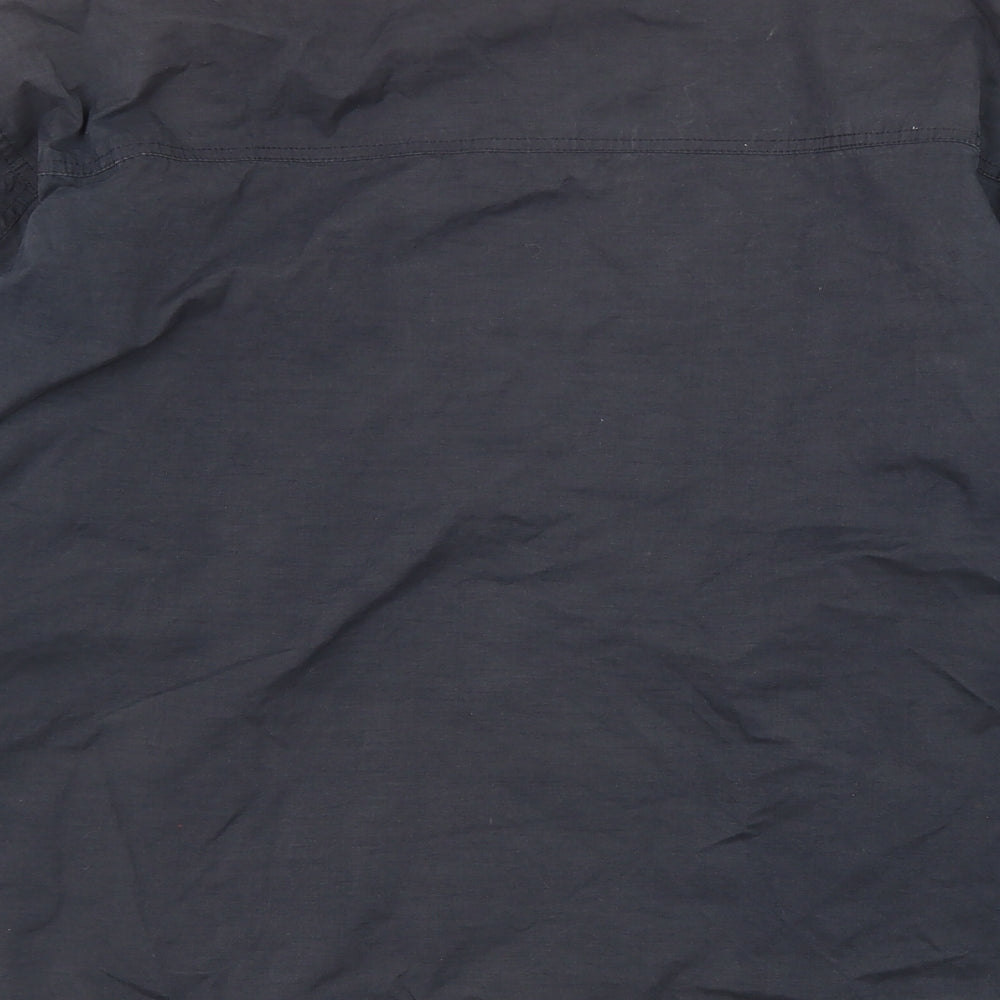 NEXT Mens Black Windbreaker Coat Size M Zip