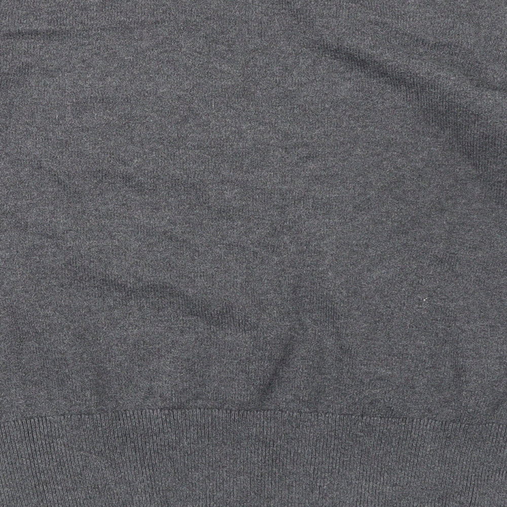 Gap Womens Grey Round Neck Cotton Pullover Jumper Size L Pullover - Love