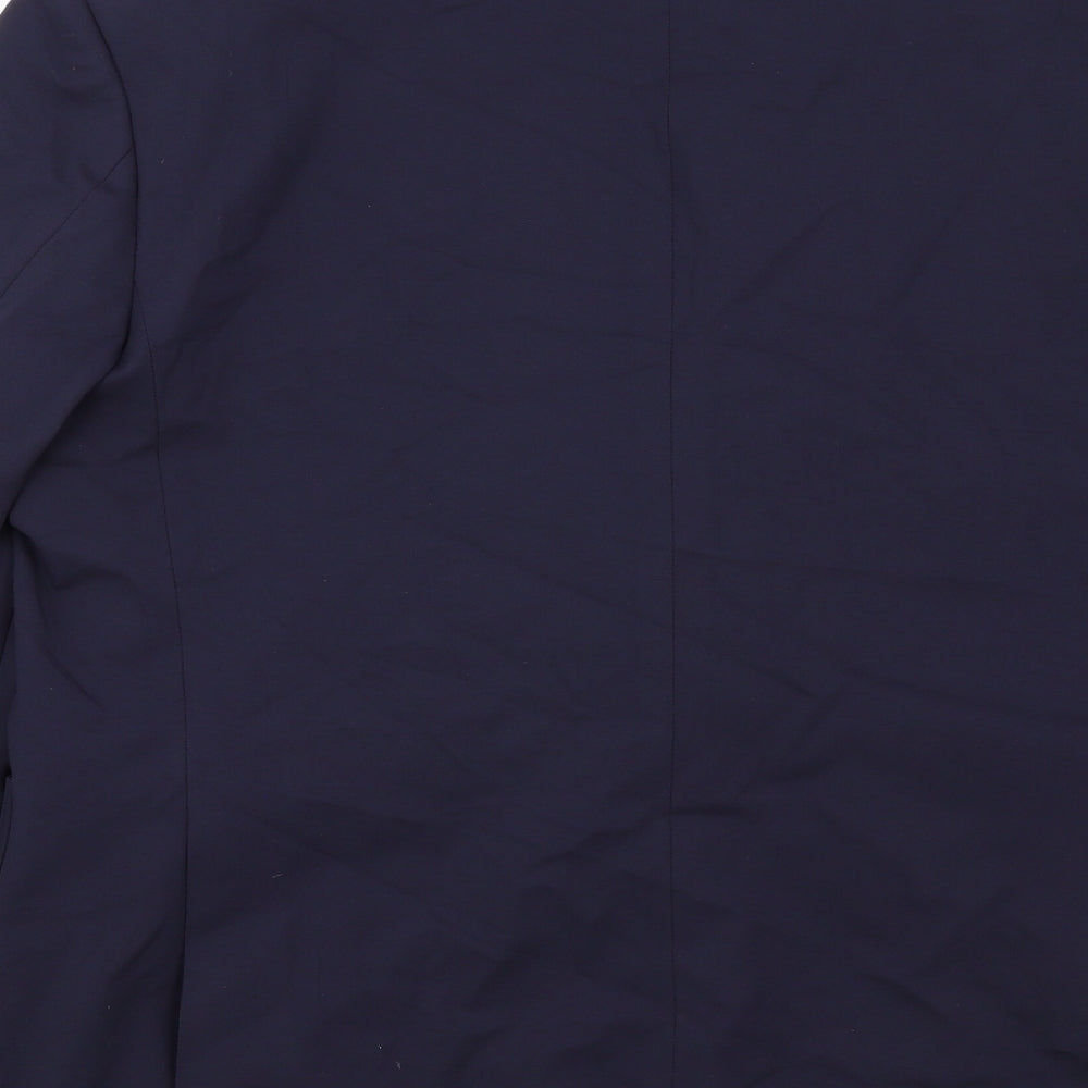 Marks & Spencer Mens Blue Wool Jacket Suit Jacket Size 42 Regular