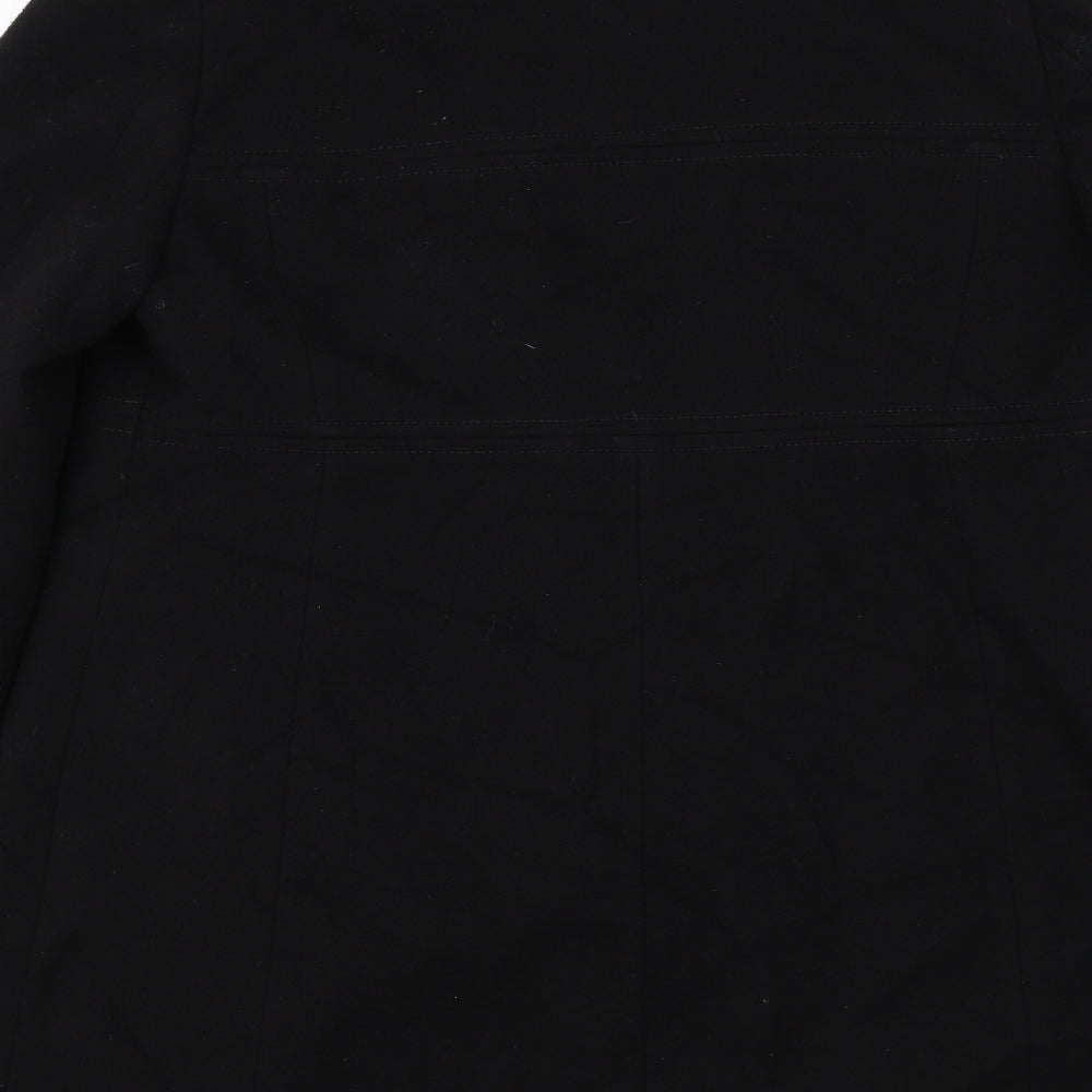 Marks and Spencer Womens Blue Overcoat Jacket Size 14 Button