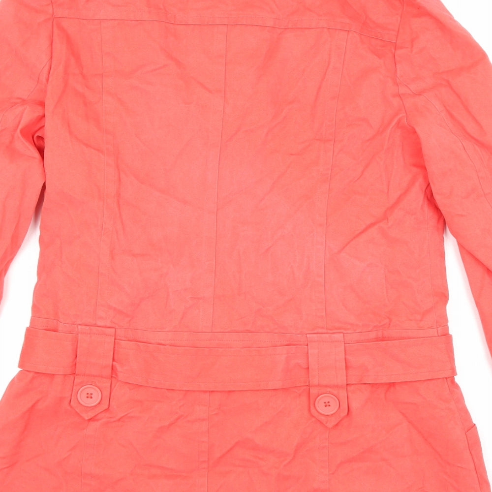 New Look Womens Pink Jacket Size 14 Button