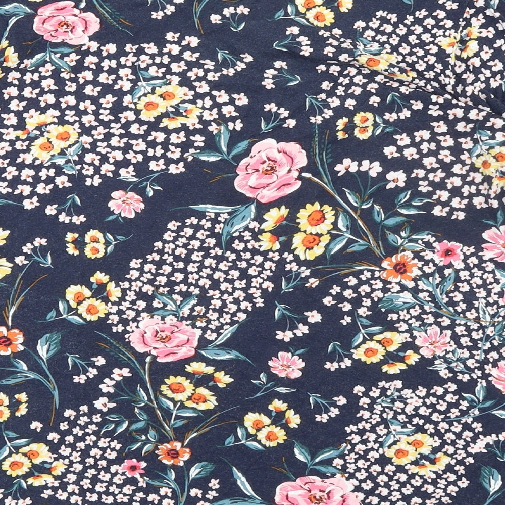 Roman Womens Multicoloured Floral Viscose Basic Blouse Size 12 Sweetheart