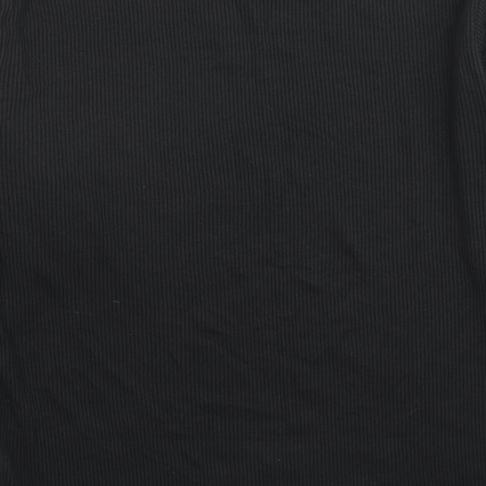 Marks & Spencer Mens Black Cotton Pullover Sweatshirt Size S