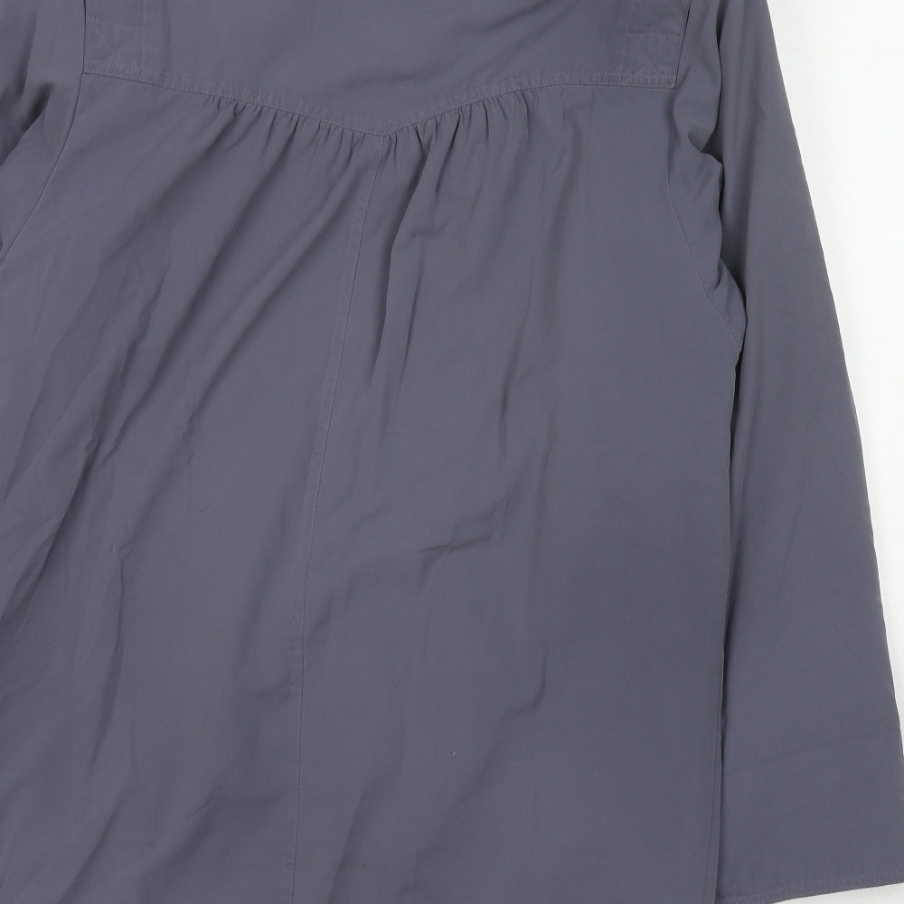 Telemac Womens Purple Parka Coat Size 10 Zip