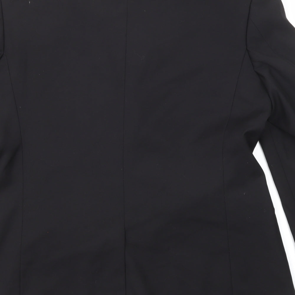 You Essential Mens Black Polyester Jacket Suit Jacket Size 42 Regular