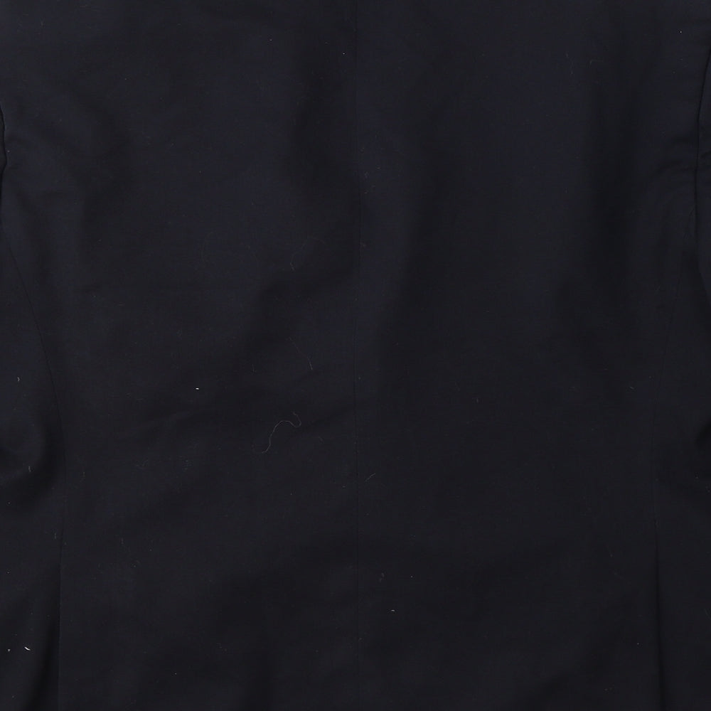 Marks & Spencer Mens Blue Polyester Jacket Suit Jacket Size 42 Regular