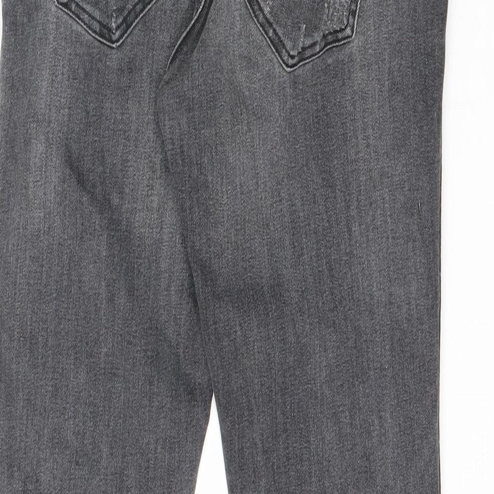 H&M Womens Black Cotton Skinny Jeans Size 30 in L27 in Slim Zip
