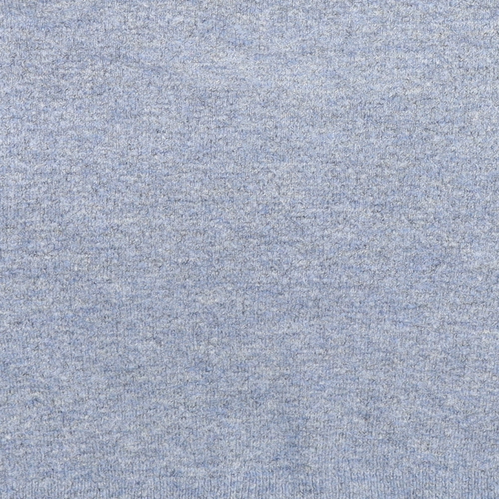 Marks & Spencer Womens Blue Crew Neck Acrylic Pullover Jumper Size S