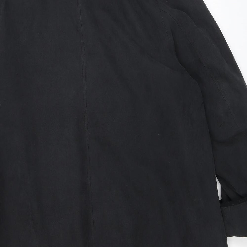Klass Womens Black Pea Coat Coat Size 12 Button