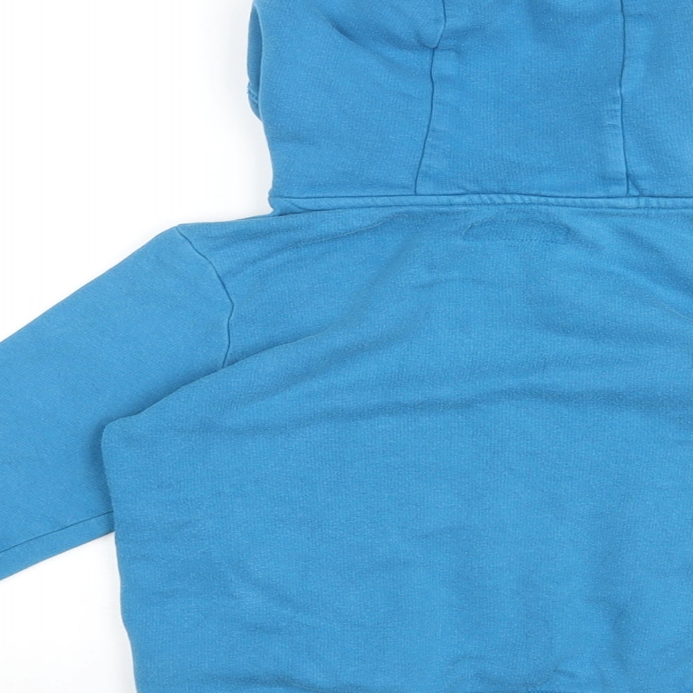Next Boys Blue Cotton Pullover Hoodie Size 7 Years Pullover - Totally Rad Skate