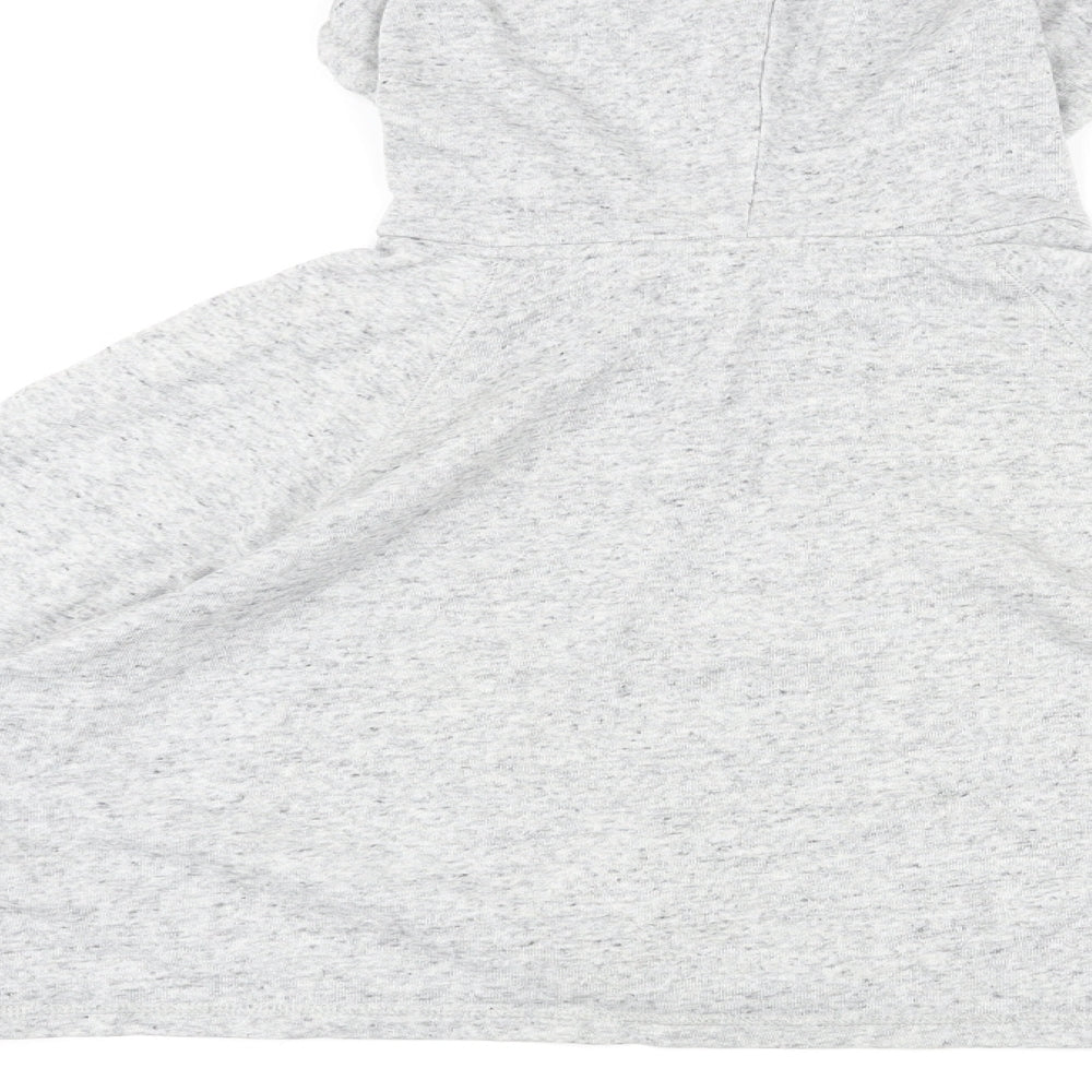Divided by H&M Womens Grey Cotton Pullover Hoodie Size L Pullover
