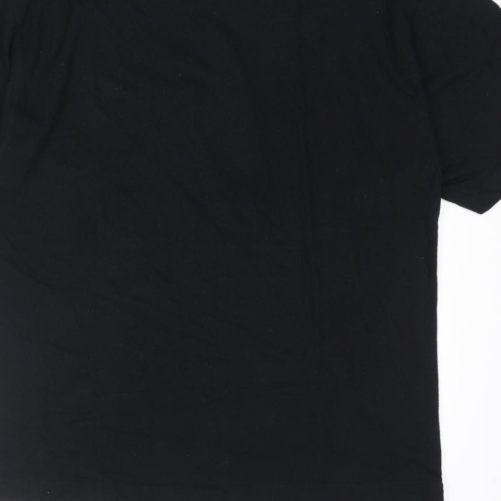 Together Womens Black Cotton Basic T-Shirt Size 8 Round Neck - Size 8-10, Together Hotel