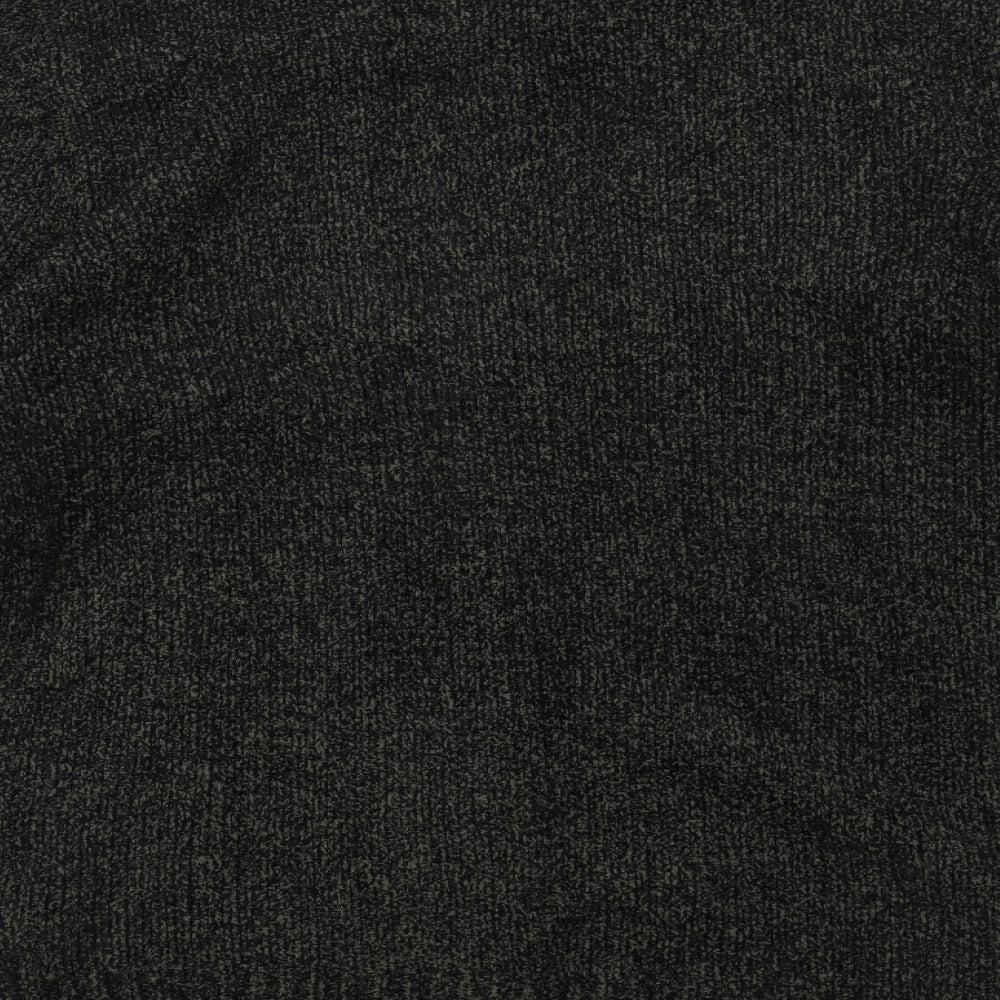 M&Co Womens Green High Neck Polyester Full Zip Jumper Size M