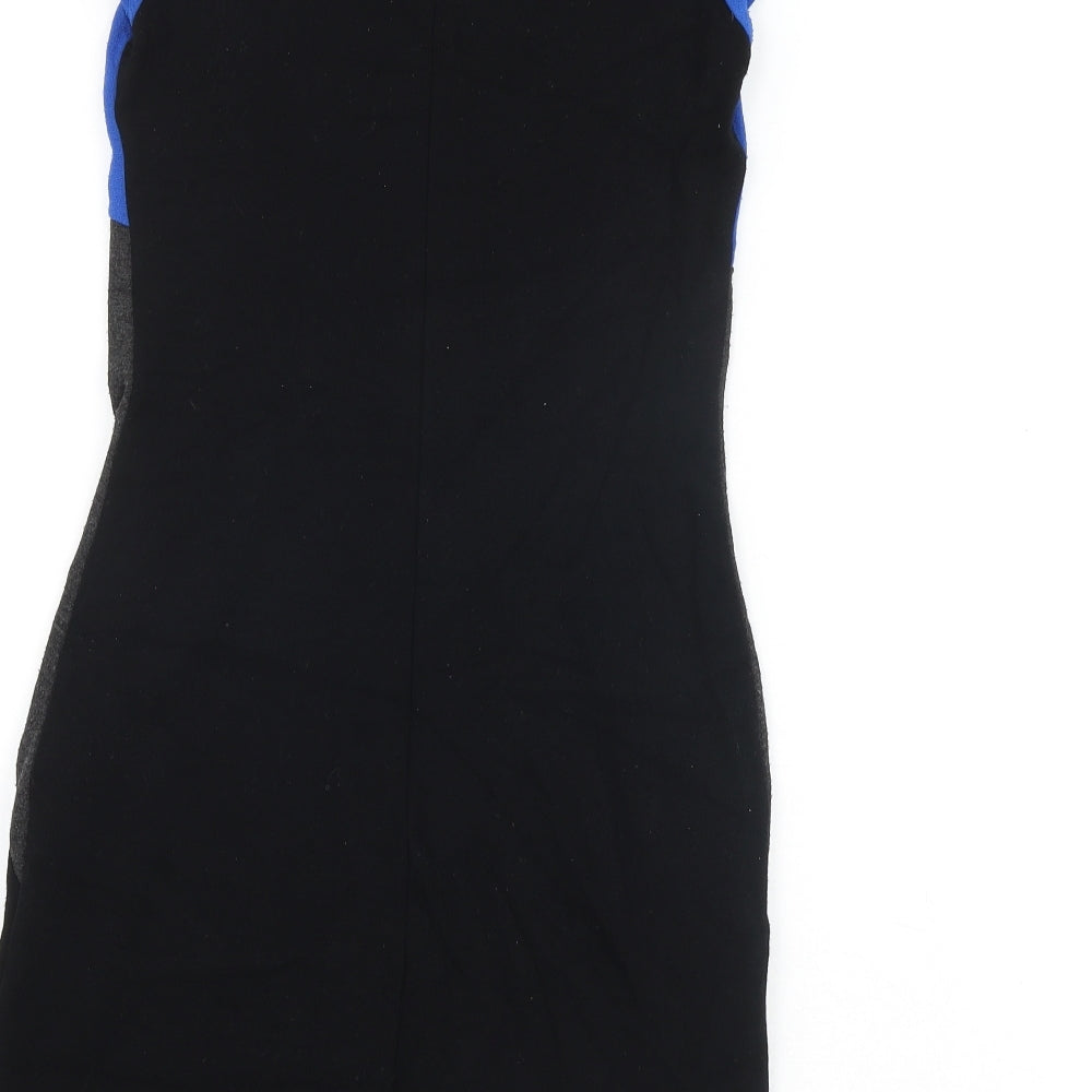 Wallis Womens Multicoloured Viscose A-Line Size 8 Round Neck Pullover