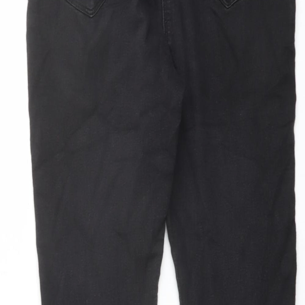 Studio Womens Black Cotton Skinny Jeans Size 12 L27 in Regular