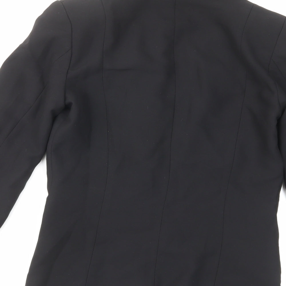 H&M Womens Black Jacket Blazer Size 4