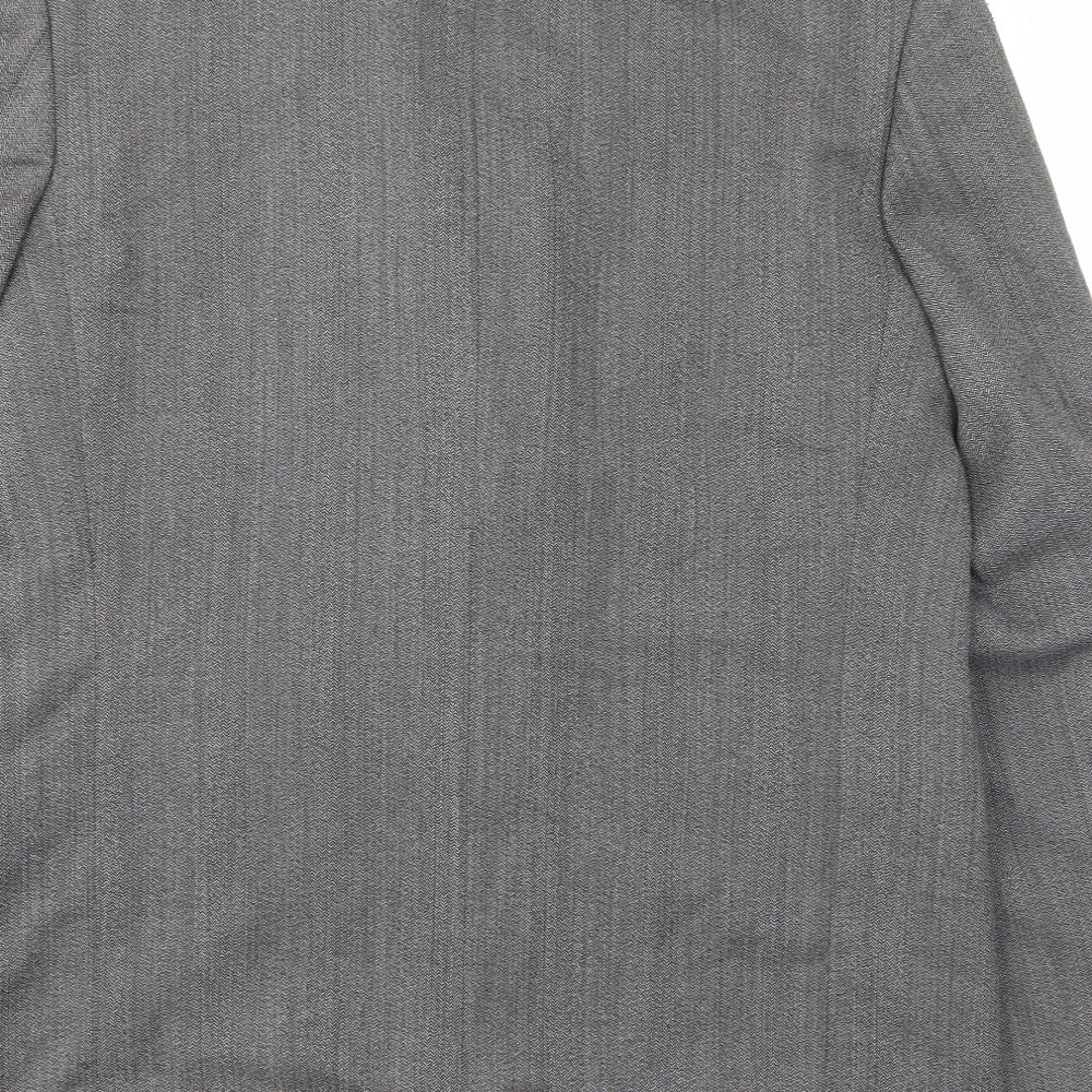 Ciro Citterio Mens Grey Wool Jacket Suit Jacket Size 42 Regular - Pockets