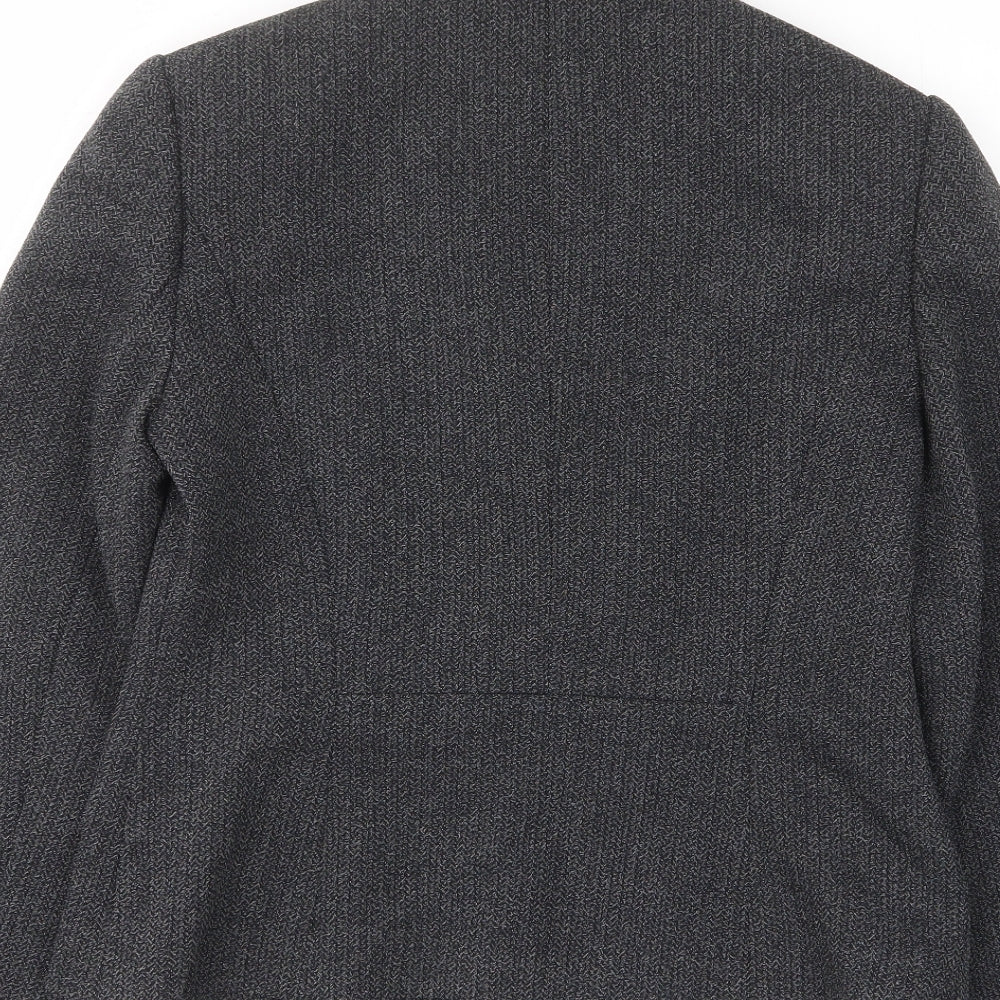 NEXT Womens Grey Jacket Blazer Size 10 Button - Pockets