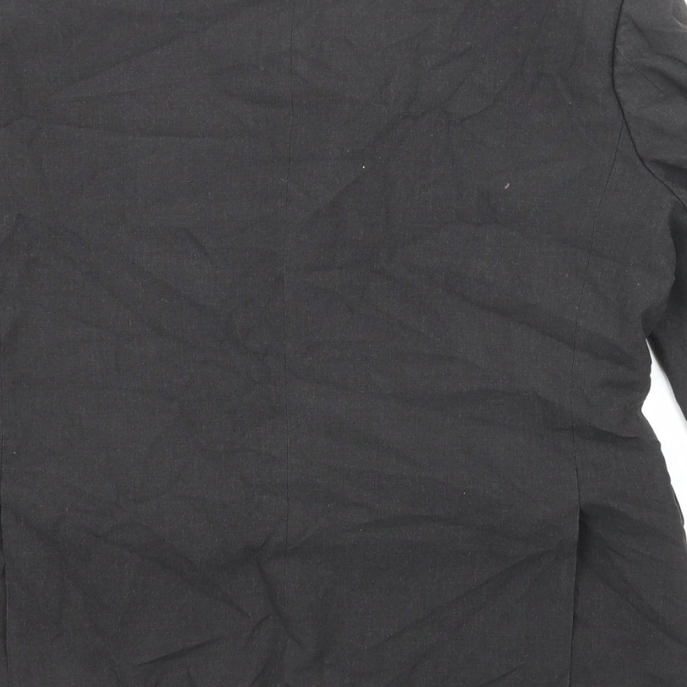 Debenhams Mens Grey Polyester Jacket Suit Jacket Size 42 Regular