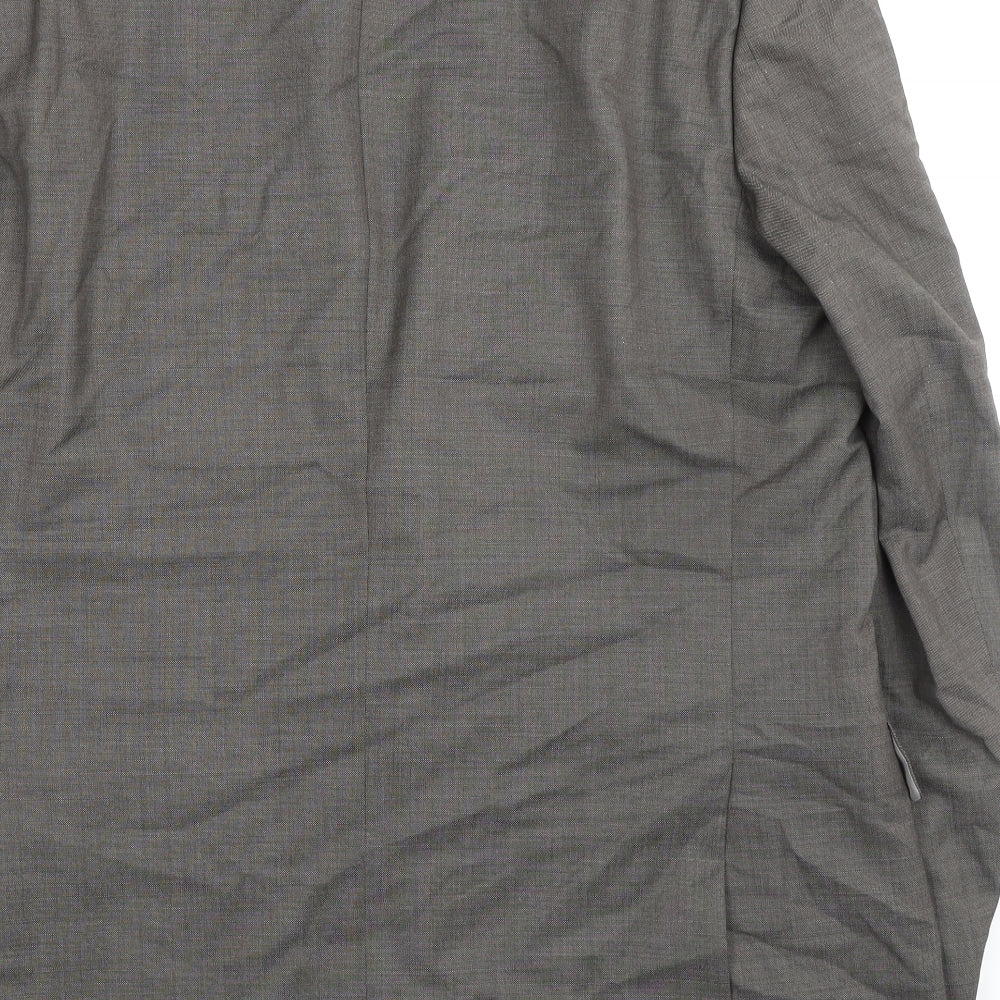 Marks & Spencer Mens Grey Wool Jacket Suit Jacket Size 44 Regular