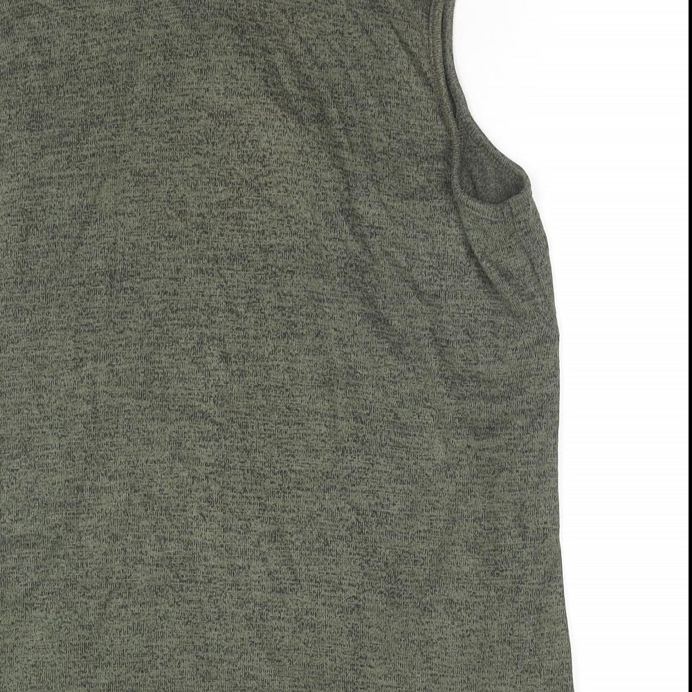 Select Womens Green Roll Neck Viscose Vest Jumper Size 12