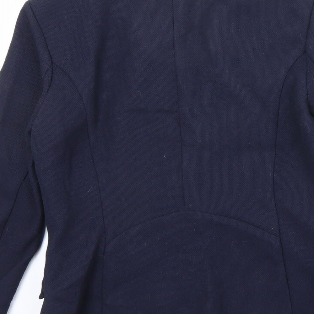 Oasis Womens Blue Jacket Blazer Size 8 Button