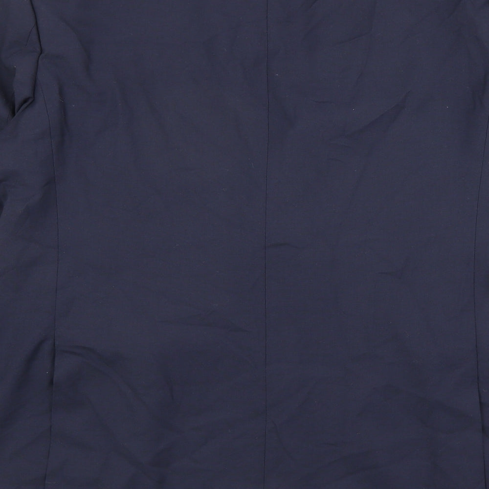 Marks & Spencer Mens Blue Polyester Jacket Suit Jacket Size 44 Regular