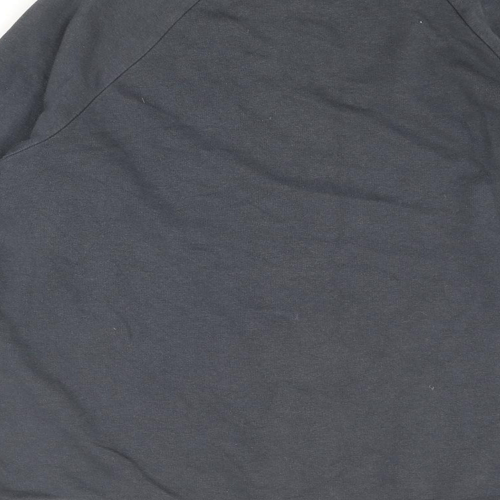H&M Mens Grey Polyester Pullover Sweatshirt Size M