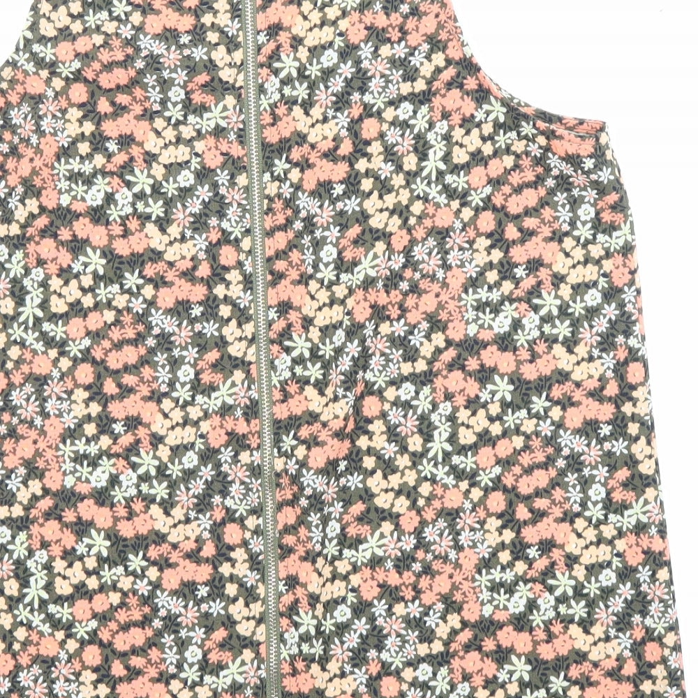 Apricot Womens Multicoloured Floral Polyester Basic Tank Size 10 Scoop Neck