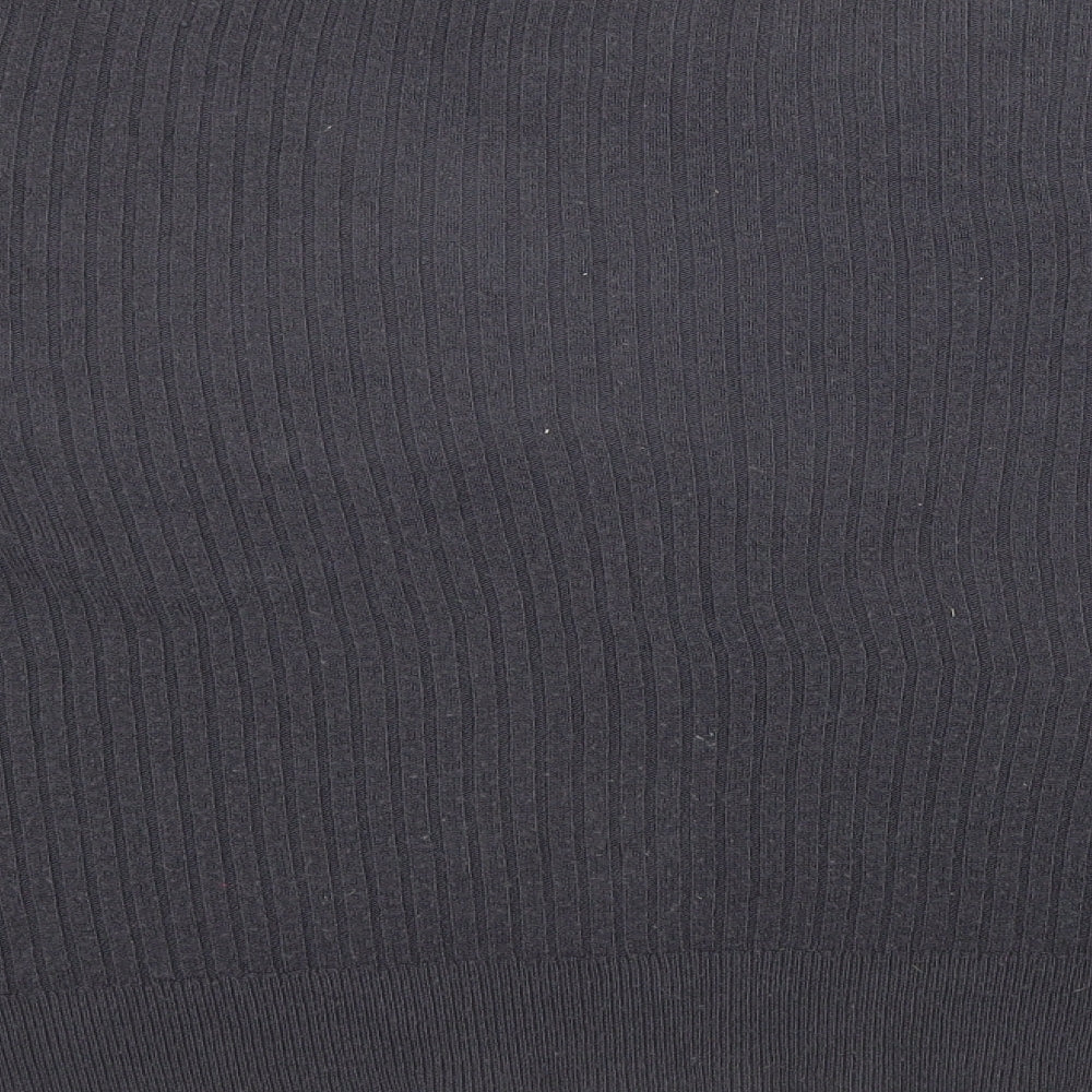 Marks & Spencer Womens Blue Boat Neck Acrylic Pullover Jumper Size 16