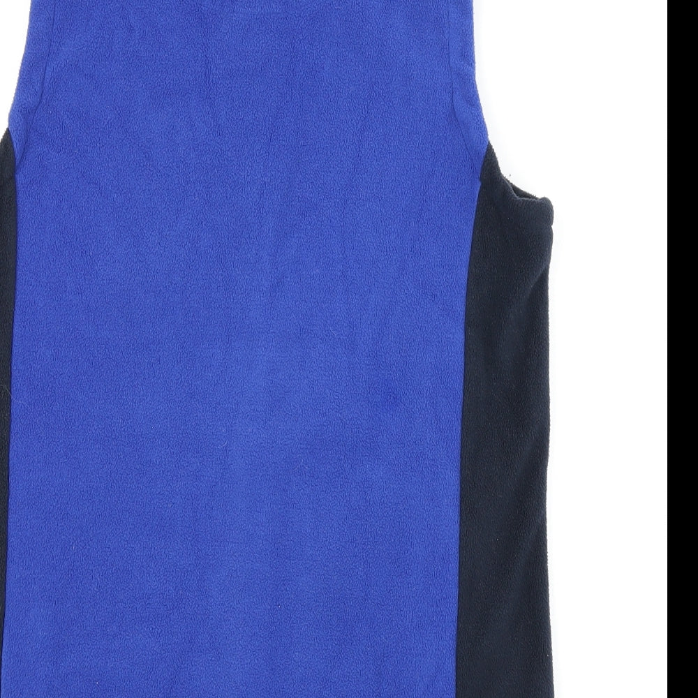 Cotton Traders Mens Blue Gilet Waistcoat Size XS Zip