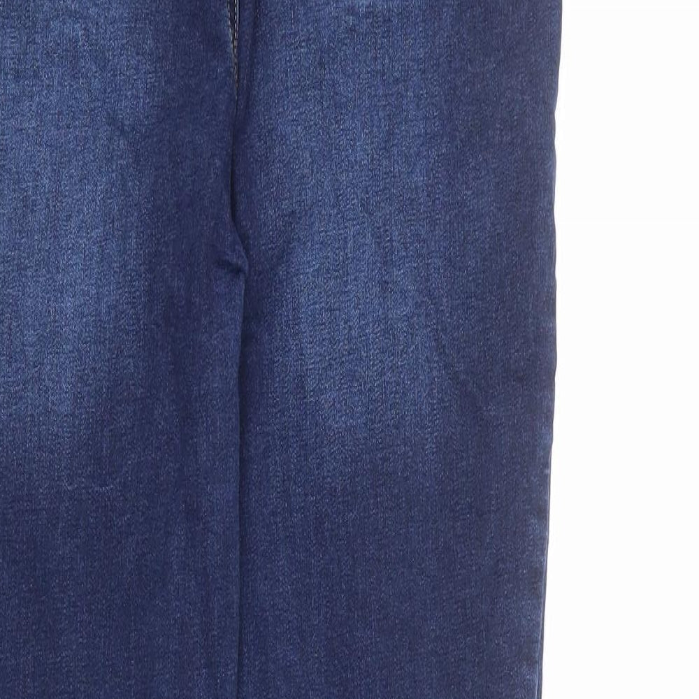 JustFab Womens Blue Cotton Skinny Jeans Size 32 in L27 in Regular Zip