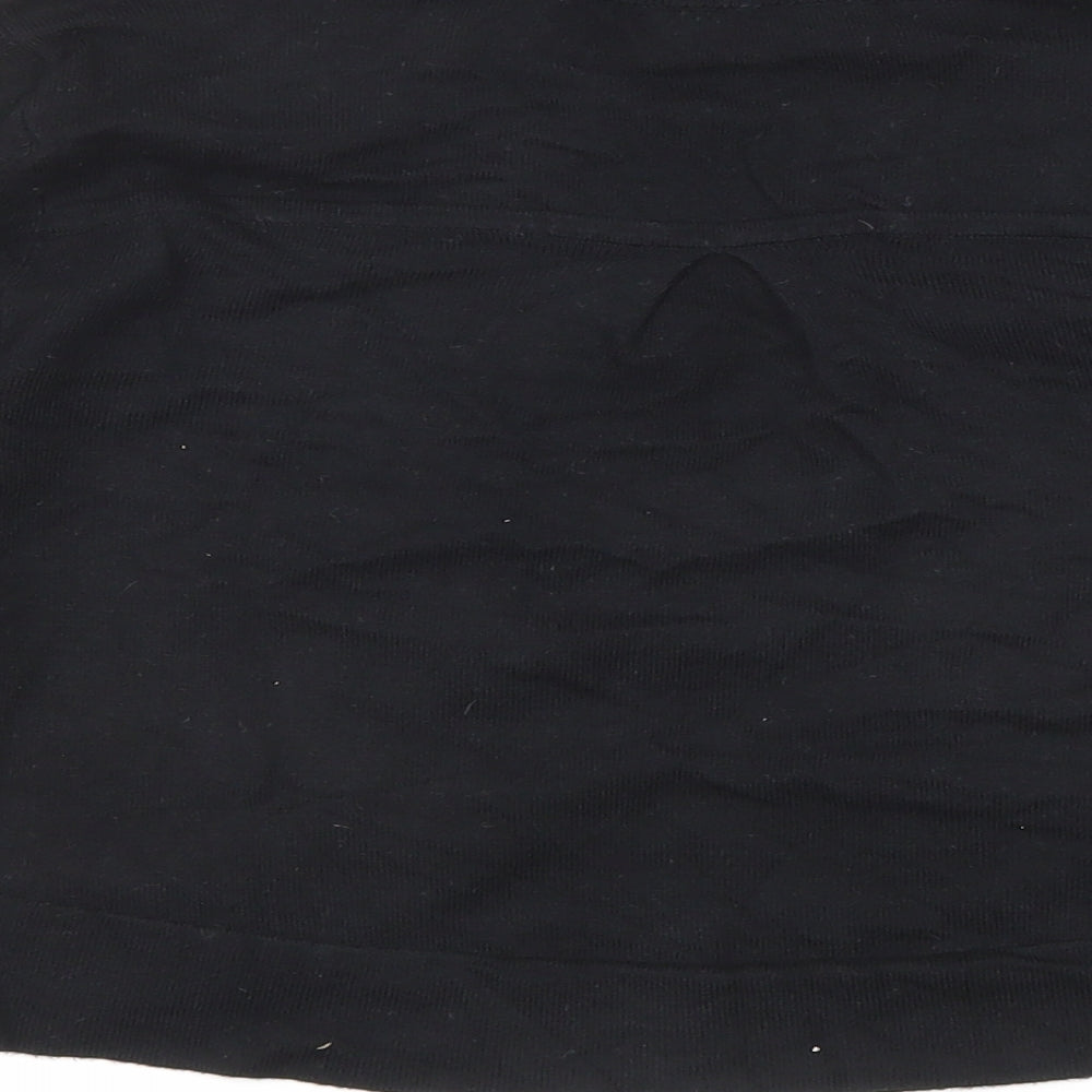 Wallis Womens Black Round Neck Viscose Cardigan Jumper Size S