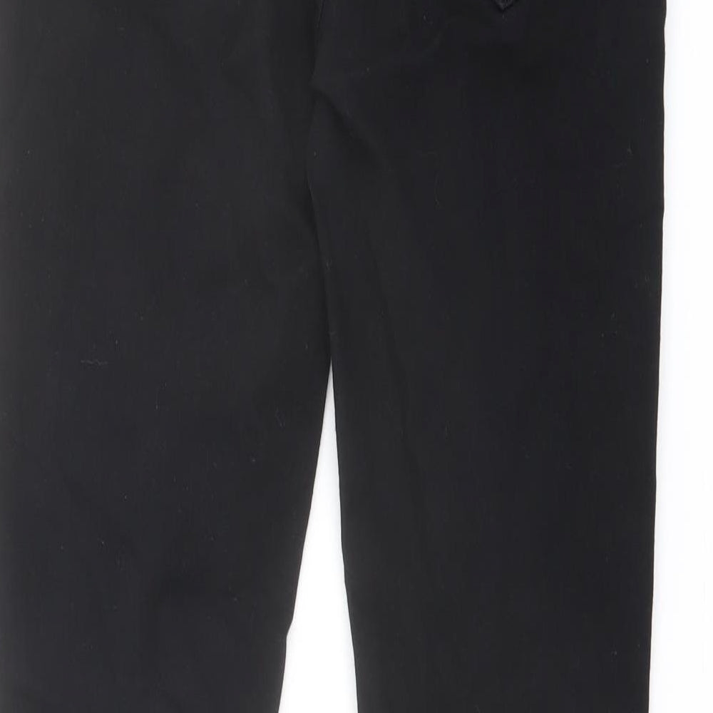 Selected Womens Black Cotton Skinny Jeans Size 28 in L28 in Regular Button
