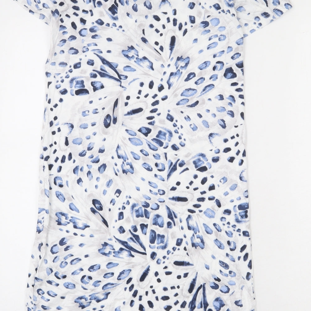 Marks & Spencer Womens Multicoloured Geometric Cotton Top Dress Size XS