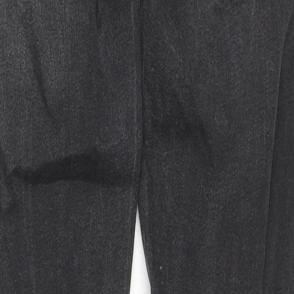 Topman Mens Grey Cotton Skinny Jeans Size 34 in L28 in Slim Zip