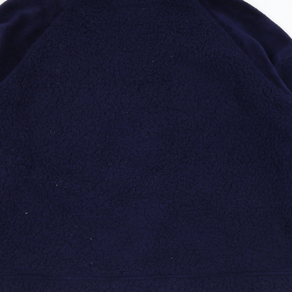 NEXT Womens Blue Polyester Pullover Sweatshirt Size M Snap