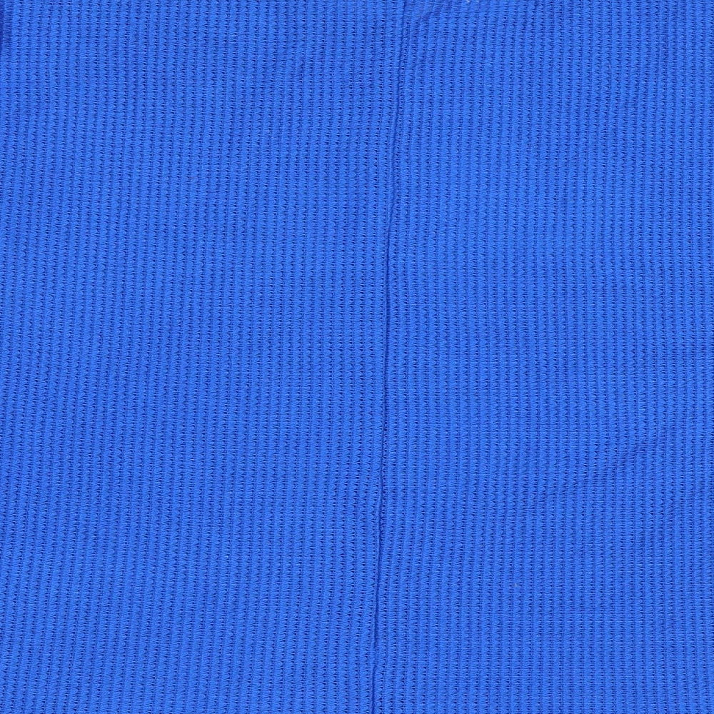 b.young Womens Blue Round Neck Cotton Pullover Jumper Size L